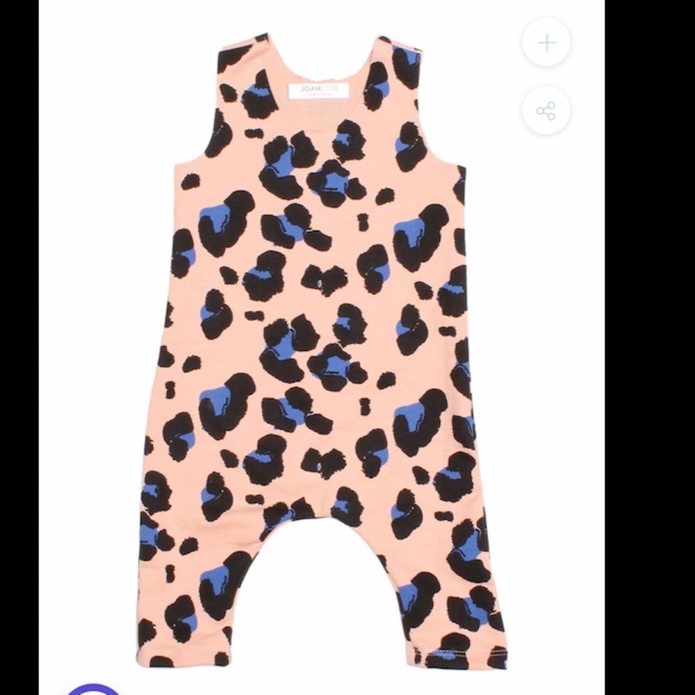 Joah Love Pink Cheetah Jumpsuit